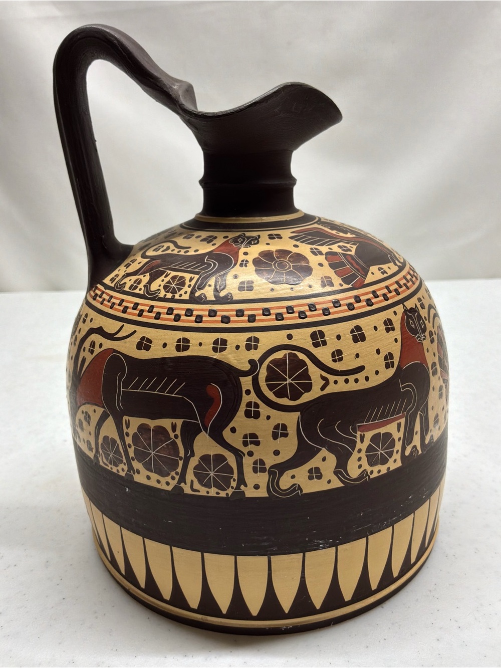 Corinthian Wine Jug Reproduction or Vase - Picture 3 of 8